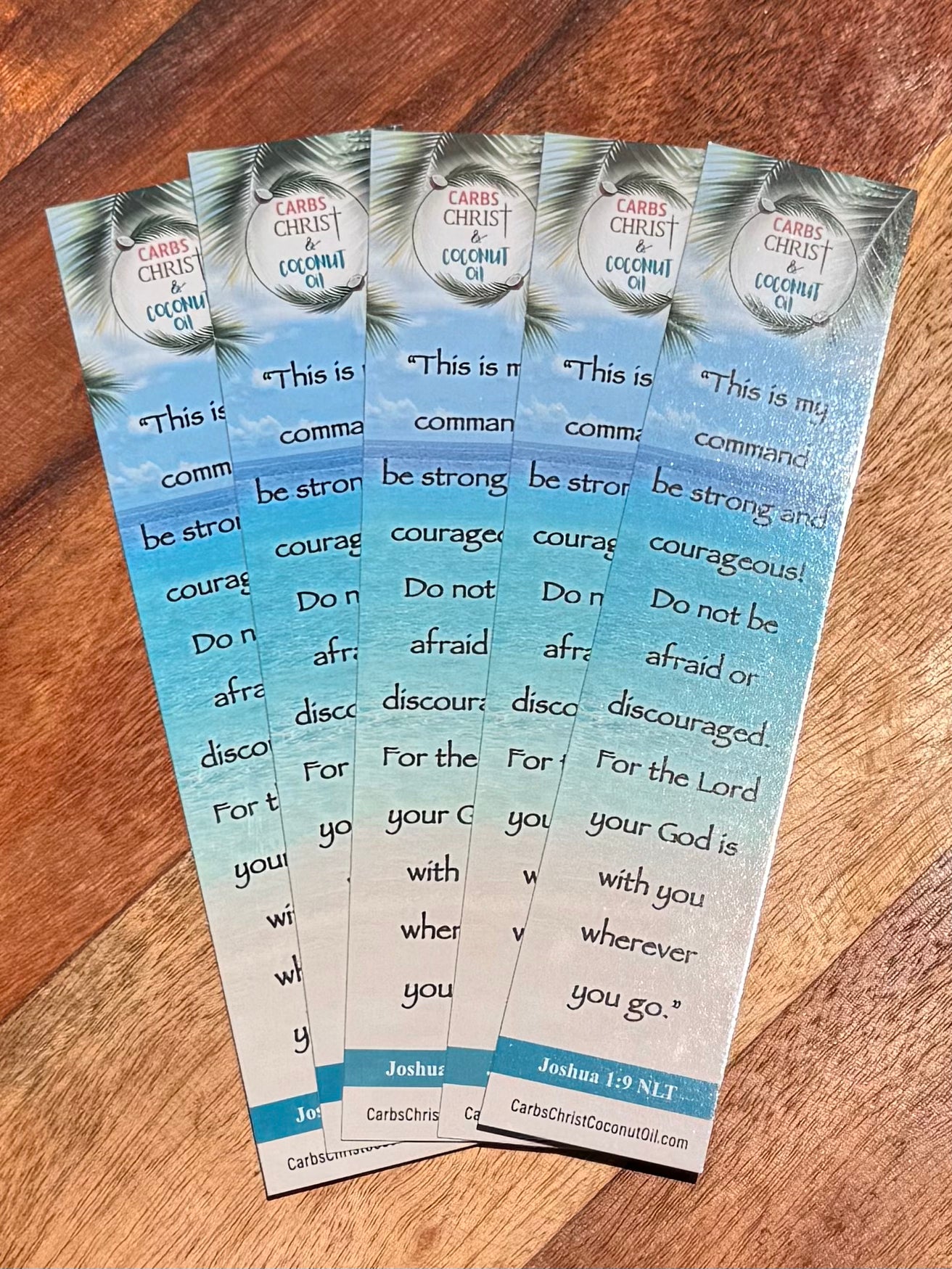 Carbs, Christ & Coconut Oil Bookmark